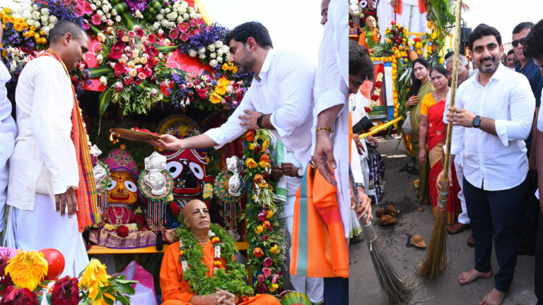 Minister Nara Lokesh: ప్రజలకు సేవ చేస్తే భగవంతుడుకి చేసినట్టే.. అదే బాటలో సేవ చేస్తా..