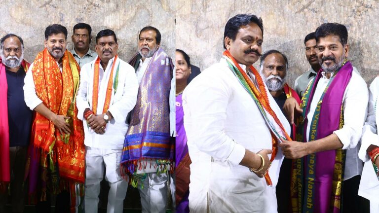 Congress : బీఆర్‌ఎస్‌కు డబుల్‌ షాక్‌.. కాంగ్రెస్‌లో చేరిన మహిపాల్‌రెడ్డి, గాలి అనిల్‌కుమార్‌