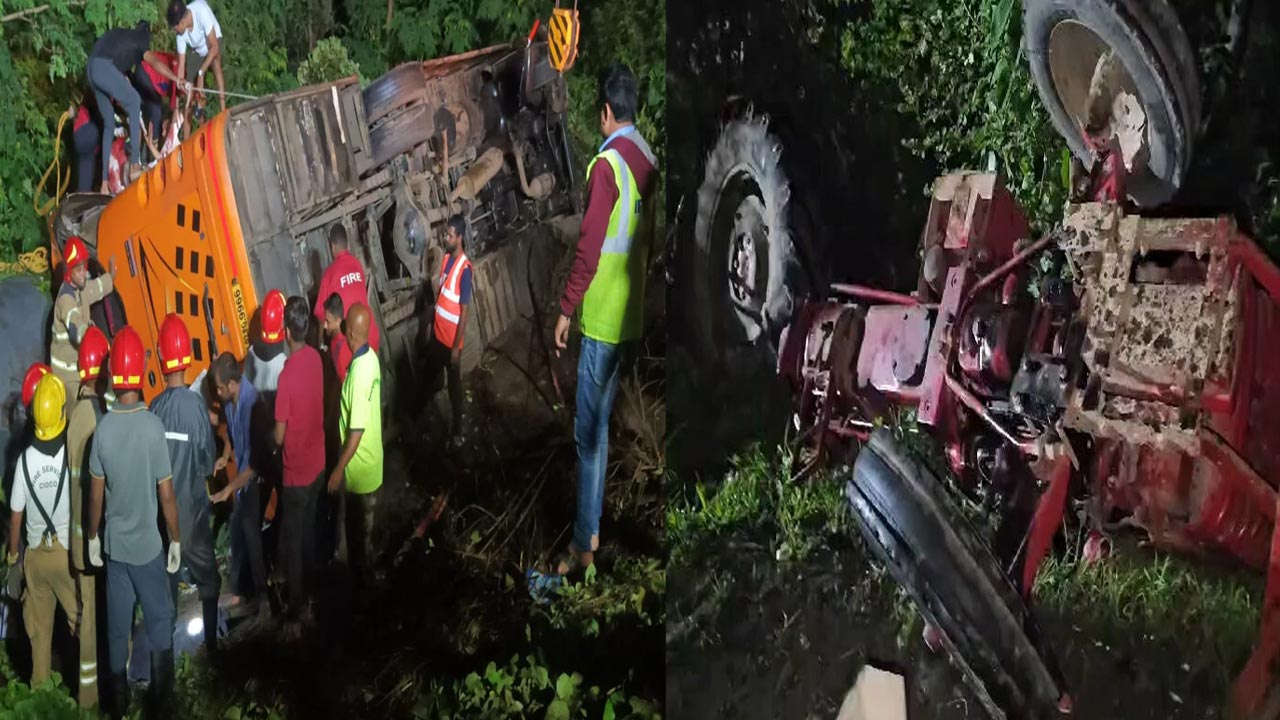 Road Accident: ముంబై ఎక్స్ ప్రెస్ హైవేపై ఘోర రోడ్డు ప్రమాదం.. స్పాట్⁭లోనే ఐదుగురు..?