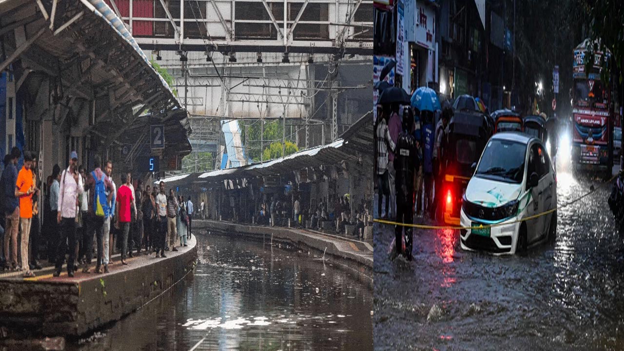 Mumbai rain: ముంబైలో భారీ వర్షాలు.. 24 గంటల పాటు రెడ్ అలర్ట్..!