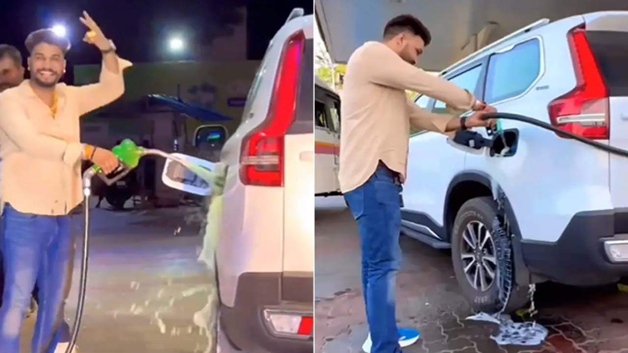 Rajasthan: పెట్రోల్ బంక్‌లో యువకుడు ఓవరాక్షన్.. డీజిల్‌ నేలపాలు.. చివరికిలా..!