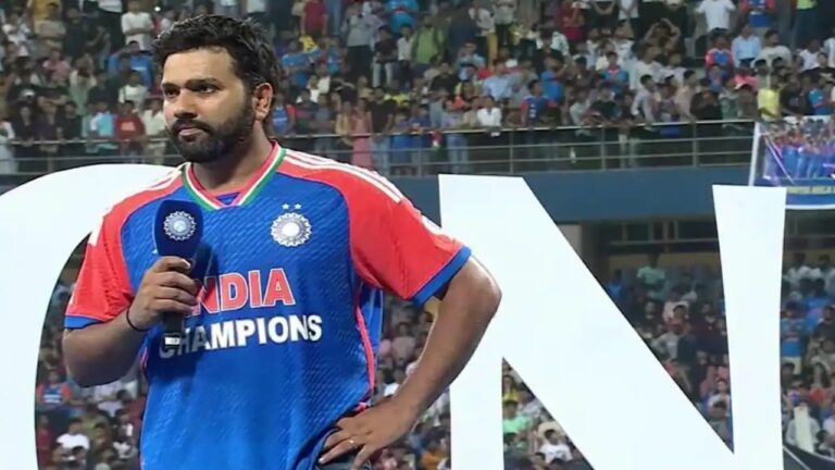 Rohit Shama: టీ20 ప్రపంచకప్ ట్రోఫీ యావత్ దేశానిది.. రోహిత్ ఎమోషనల్ స్పీచ్!