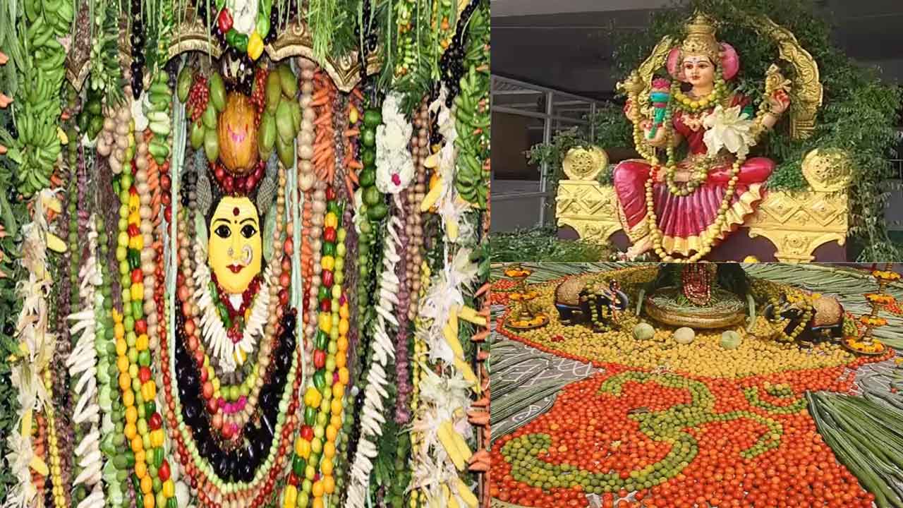 Andhra Pradesh: శాకంబరీ దేవిగా దర్శనం ఇవ్వనున్న కనకదుర్గ, భ్రమరాంబికాదేవి