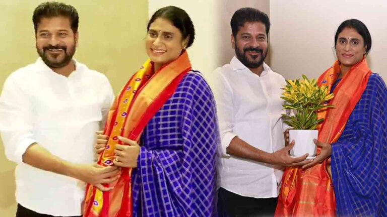 YS Sharmila : రేవంత్ రెడ్డిని కలిసిన వైఎస్‌ షర్మిల