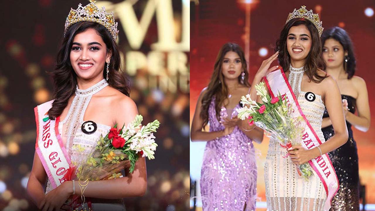 Miss global india: మిస్ గ్లోబల్ ఇండియా కిరీటం సొంతం చేసుకున్న స్వీజల్