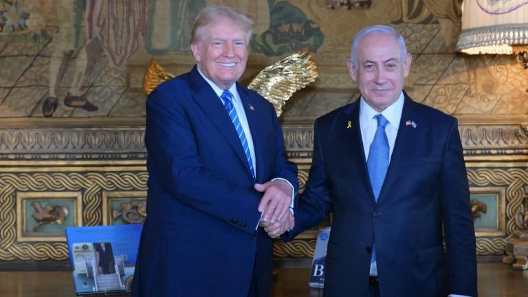 Netanyahu Meets Trump: డొనాల్డ్ ట్రంప్‌‌ను కలిసిన ఇజ్రాయెల్‌ ప్రధాని నెతన్యాహు