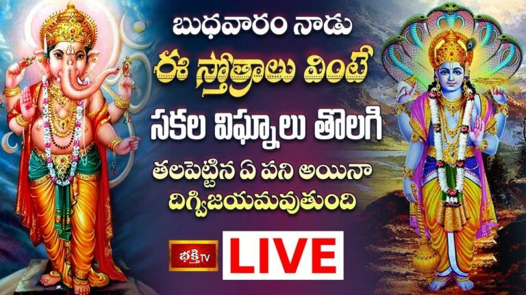 బుధవారం నాడు ఈ స్తోత్రాలు వింటే సకల విఘ్నాలు తొలగిపోతాయి..