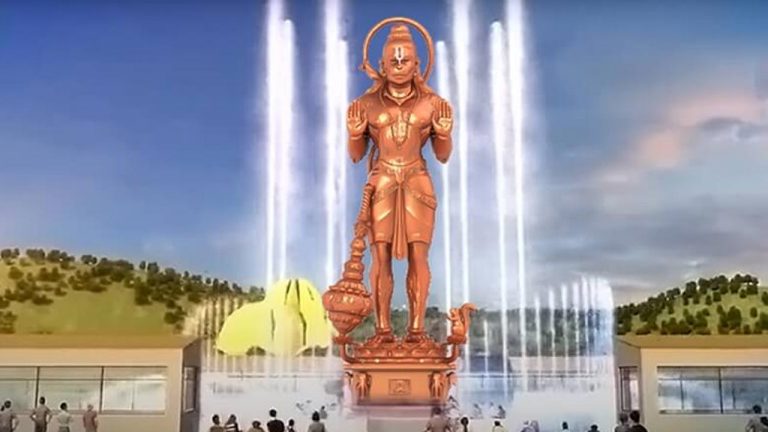 Lord Hanuman: టెక్సాస్‌లో 90 అడుగుల హనుమాన్ విగ్రహం.. స్థాపించింది ఆ స్వామీజీనే