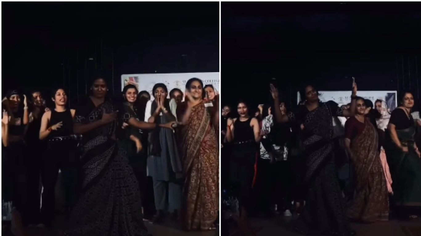 Professor Dance: మాస్ స్టెప్స్ తో అదరగొట్టిన మహిళా ప్రొఫెసర్లు.. (వీడియో)