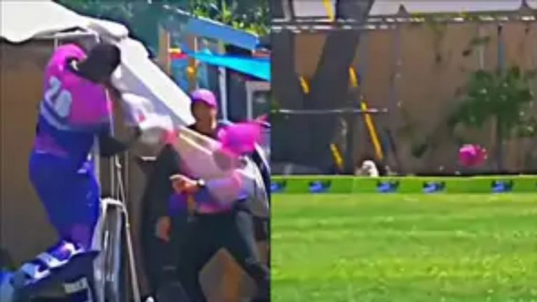 Viral Video: మరి ఇంత కోపమా.. అంపైర్‌ అవుట్ ఇచ్చాడని.. హెల్మెట్‌ తో ఏకంగా.?