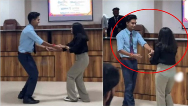 Viral video: కాలేజీ ఈవెంట్‌లో షాక్.. డ్యాన్స్ చేస్తుండగా మధ్యలో రక్షా బంధన్ సాంగ్ ప్లే.. ఆ తర్వాత ఏమైందంటే..!