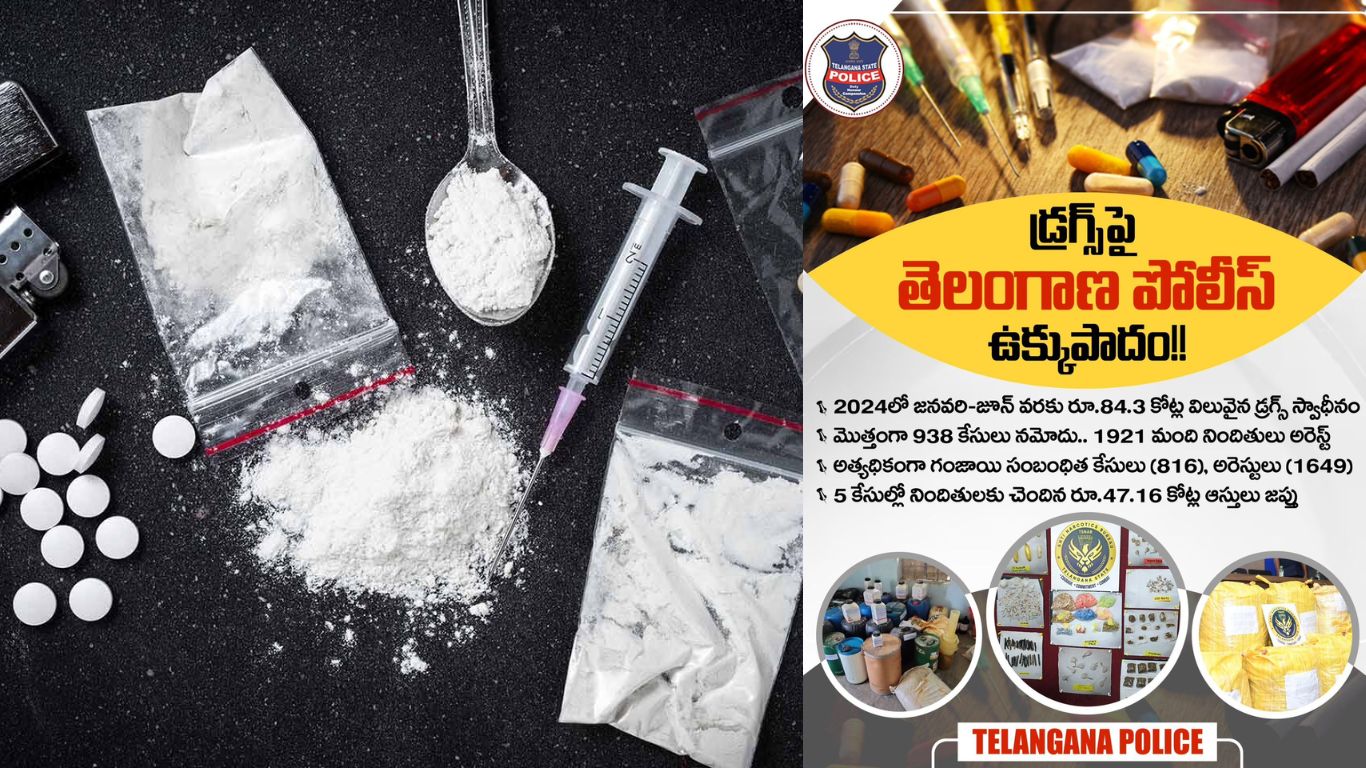 Drugs Mafia: డ్రగ్స్‌పై తెలంగాణ పోలీస్ ఉక్కుపాదం..