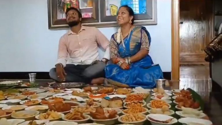 100 Variety Foods: 100 రకాల పిండి వంటలతో అల్లుడికి ఘనస్వాగతం పలికిన అత్తమామలు..