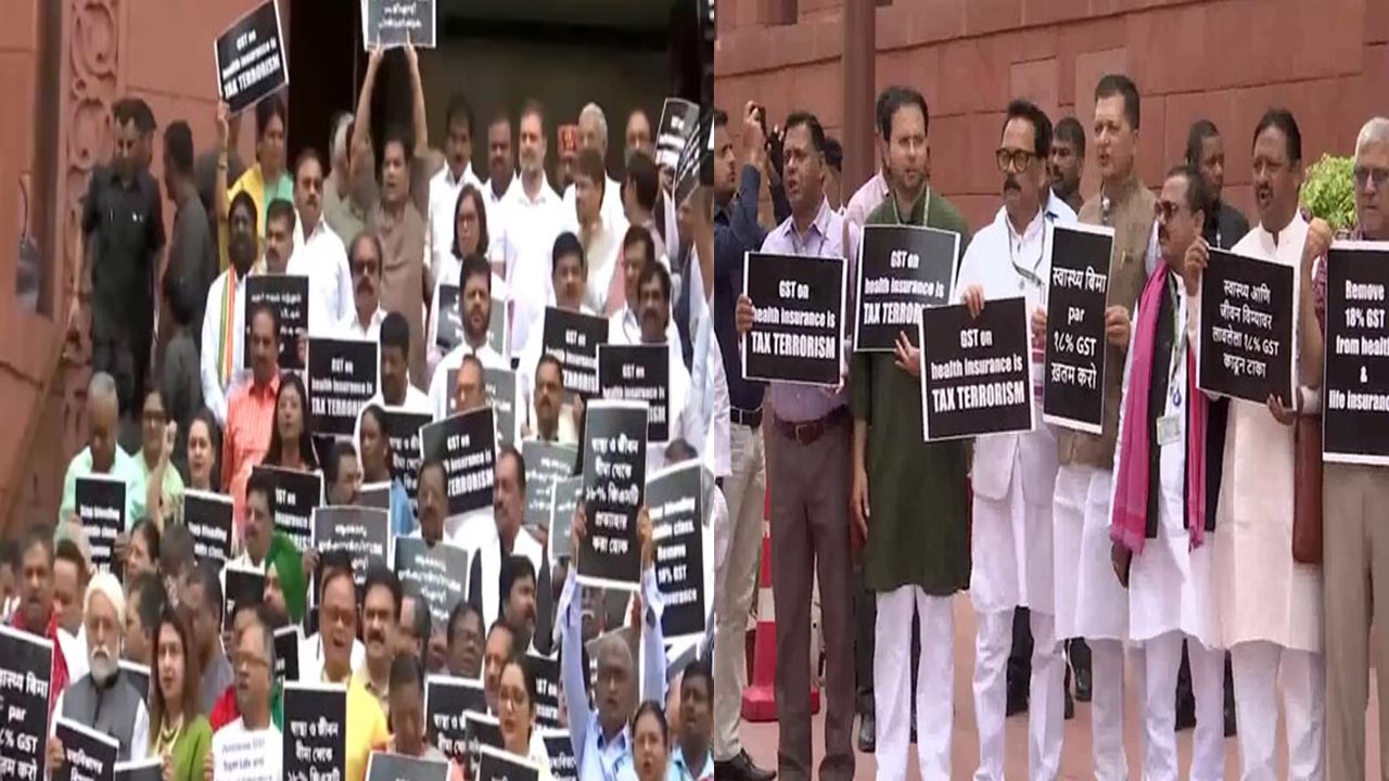 INDIA Alliance: పార్లమెంట్ ఆవరణలో ఇండియా కూటమి ఆందోళన.. ఎందుకో తెలుసా..?