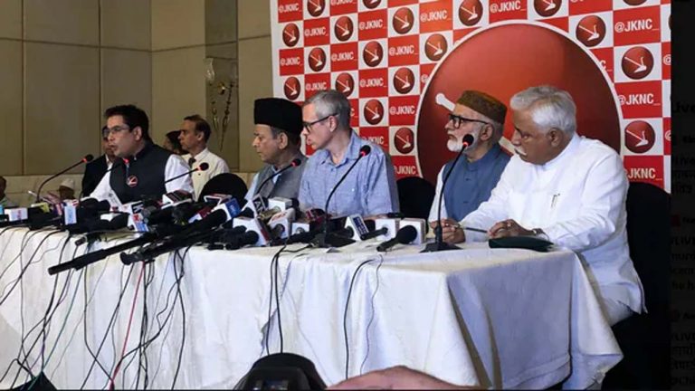 JK assembly polls: ఫ్రీగా 12 గ్యాస్‌ సిలిండర్లు, ఆర్టీసీ బస్సు.. నేషనల్ కాన్ఫరెన్స్ మేనిఫెస్టో విడుదల