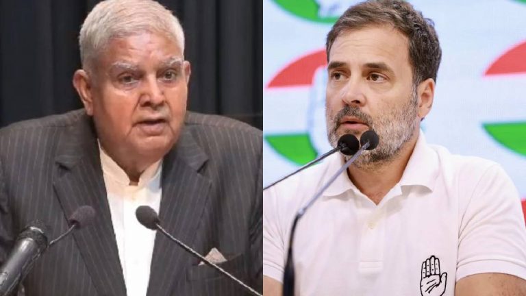 Jagdeep Dhankhar: రాజ్యాంగ పదవిలో ఉండీ ఆర్థిక వ్యవస్థ నాశనానికి ప్రయత్నం.. రాహుల్ గాంధీని ఉద్దేశించేనా..?