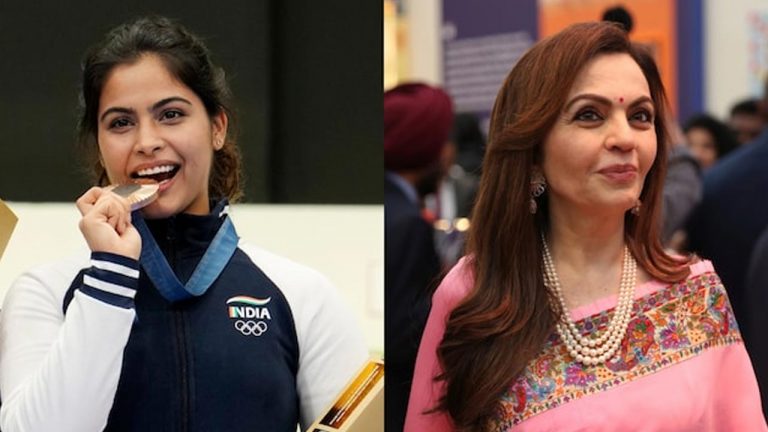 Manu Bhaker: మను భాకర్‌ను సత్కరించిన నీతా అంబానీ..