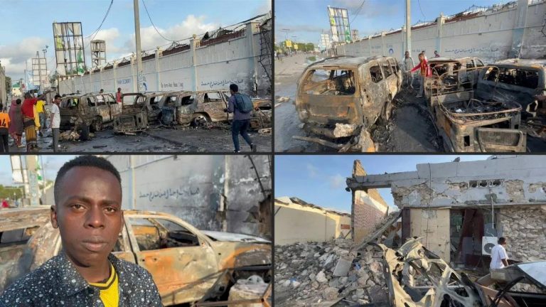 Somalia Blast : సోమాలియాలో హోటల్‌పై ఉగ్రవాదుల దాడి, 32 మంది మృతి