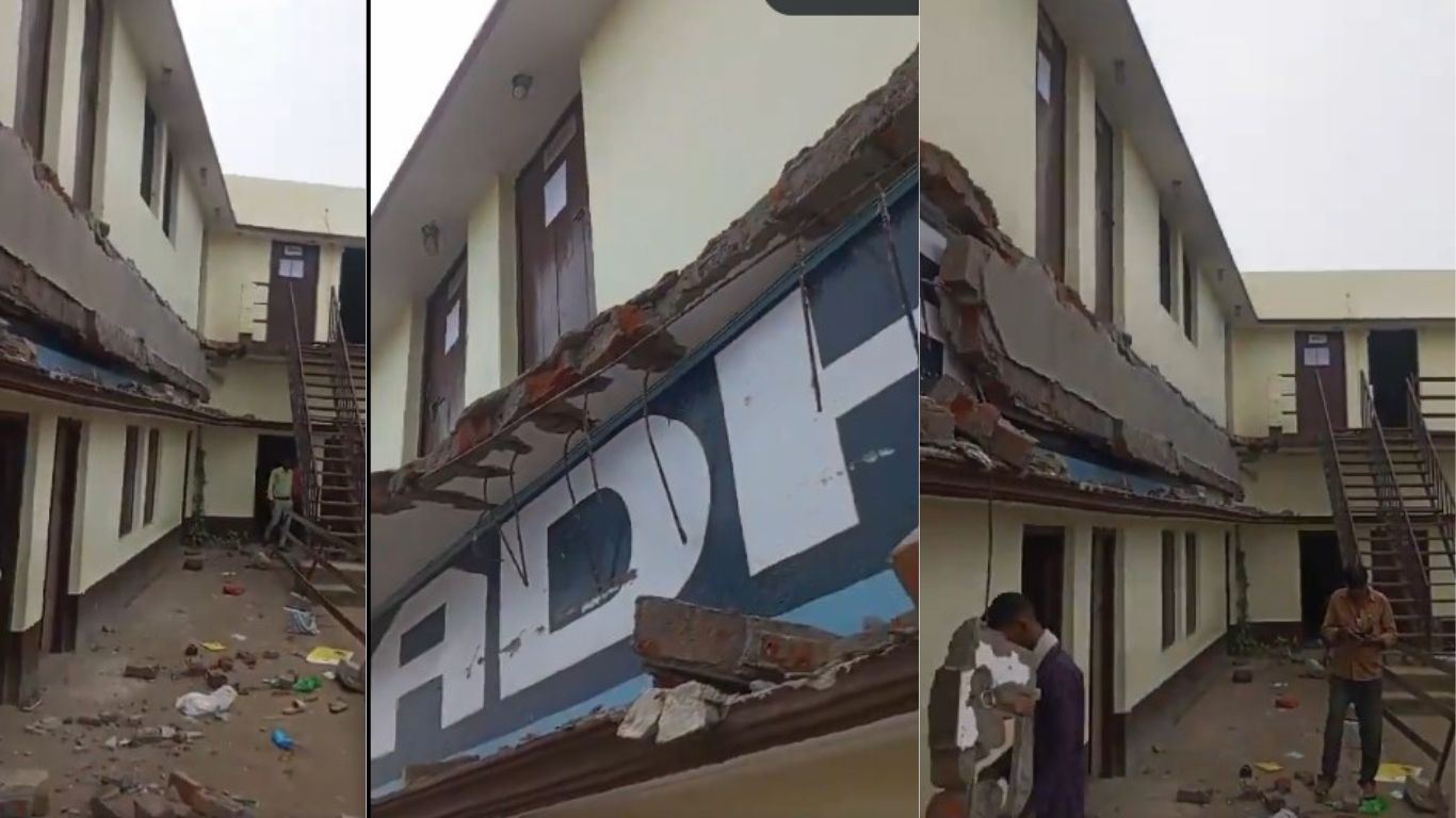Balcony Collapse: ప్రైవేట్‌ పాఠశాలలో బాల్కనీ కూలి 40 మంది చిన్నారులకు గాయాలు..