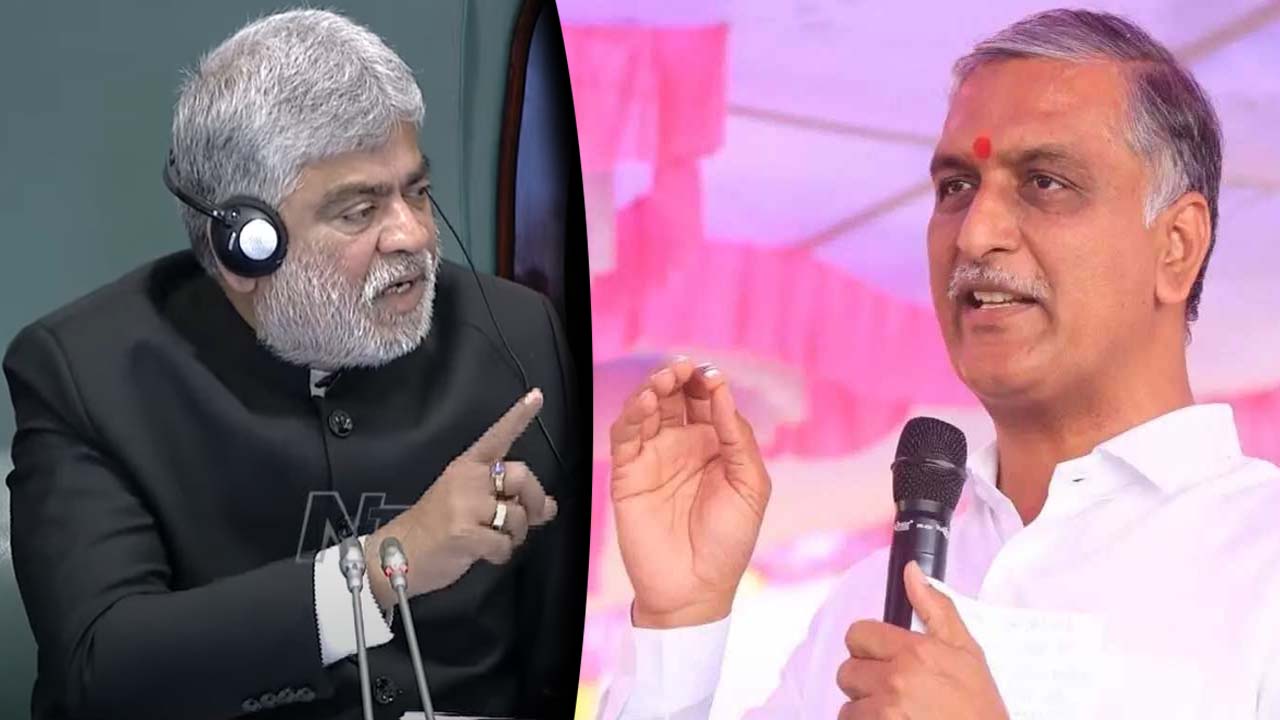 Speaker Vs Harish Rao: మీరు చైర్ కి నేర్పించాల్సిన అవసరం లేదు.. హరీష్‌ రావు పై స్పీకర్‌ ఫైర్‌..
