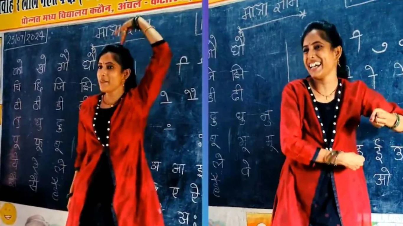 Viral Video: ఆహా.. ఆ టీచర్ బోధన స్టైలే వేరప్ప.. ఎంత సులువుగా నేర్పిస్తుందంటే..?