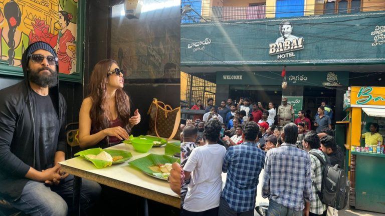 Vikram : బెజవాడలో సందడి చేసిన హీరో, హీరోయిన్..