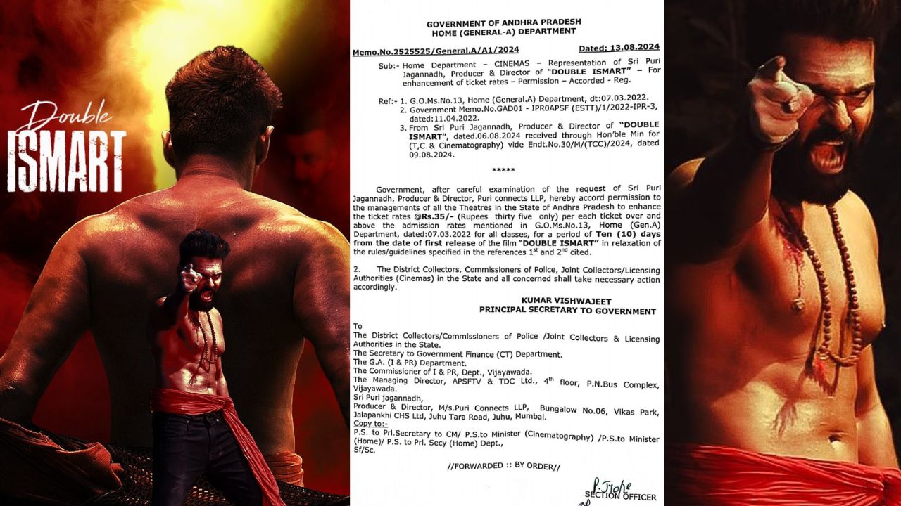 DoubleISMART: డబుల్ ఇస్మార్ట్ కు ఏపీ ప్రభుత్వం గుడ్ న్యూస్.. ఏంటంటే..?