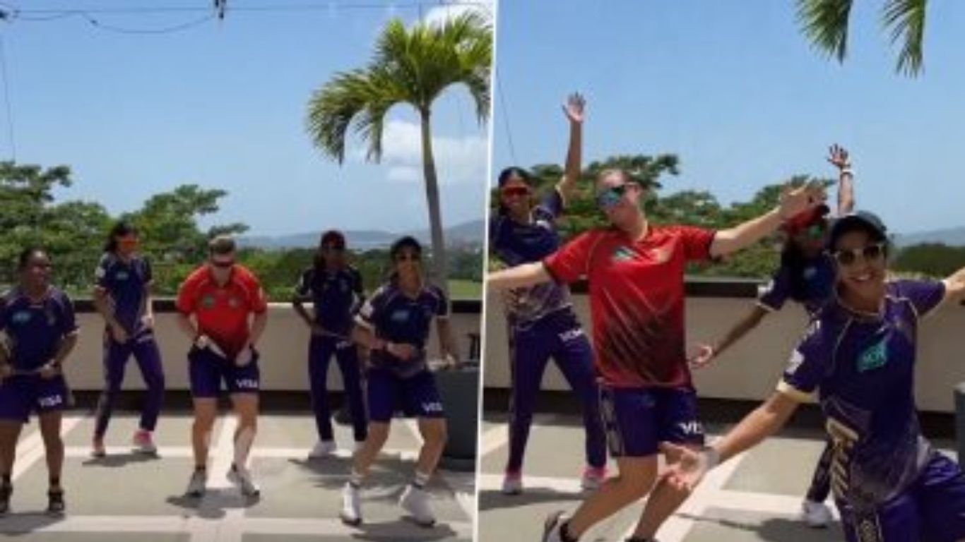 Lungi Dance: షారుఖ్ ఖాన్ ‘లుంగీ డాన్స్’కి డ్యాన్స్ చేసిన మహిళా క్రికెటర్స్..