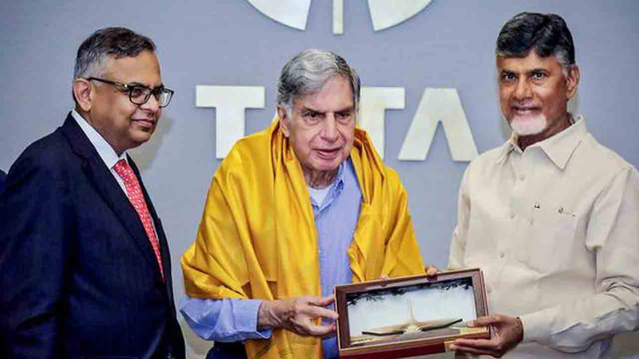 Tata Group Chairman Meet AP CM: రేపు సీఎం చంద్రబాబుతో టాటా గ్రూపు ఛైర్మన్ భేటీ..!