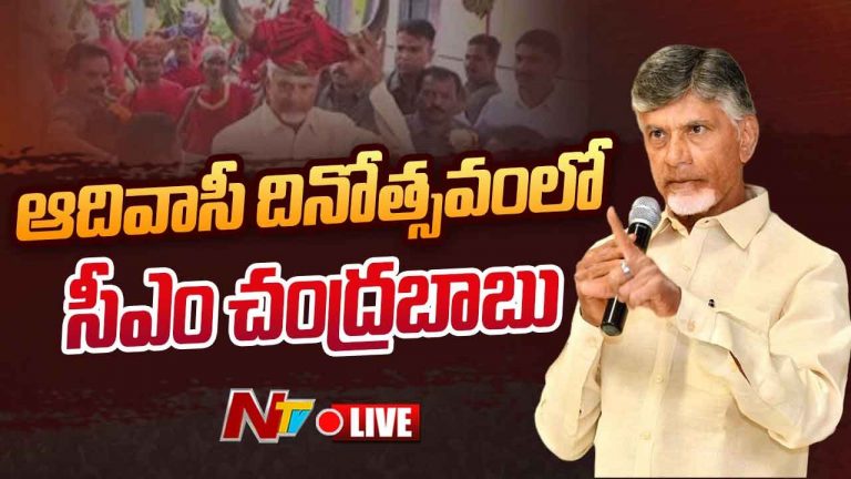 Chandrababu: ఆదివాసీ దినోత్సవ వేడుకల్లో పాల్గొన్న సీఎం చంద్రబాబు