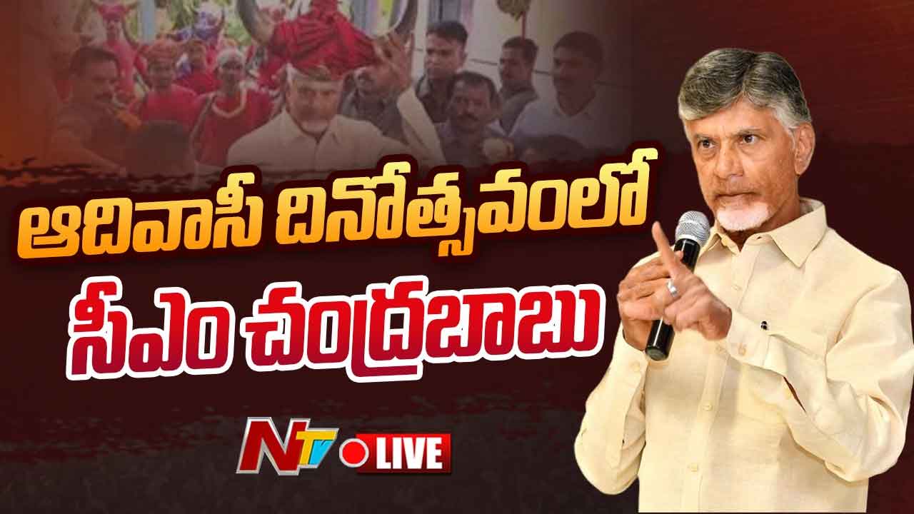 Chandrababu: ఆదివాసీ దినోత్సవ వేడుకల్లో పాల్గొన్న సీఎం చంద్రబాబు