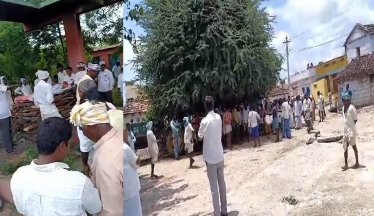 Sangareddy: వెల్లివిరిసిన మానవత్వం.. భిక్షాటన చేస్తూ మృతి చెందిన వృద్ధురాలికి దహన సంస్కారం..