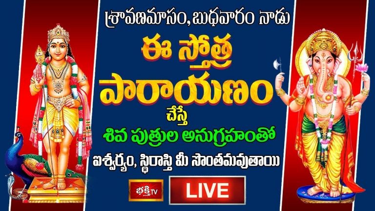 బుధవారంనాడు ఈ స్తోత్ర పారాయణం చేస్తే శివపుత్రుల అనుగ్రహంతో ఐశ్వర్యం, స్థిరాస్తి మీ సొంతం..