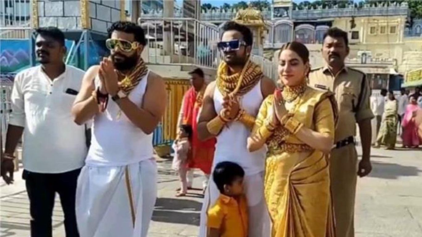 Viral Video: తిరుమలలో ఒంటిపై 25 కేజీల నగలు వేసుకొని హల్చల్ చేసిన గోల్డెన్ బాయ్స్..