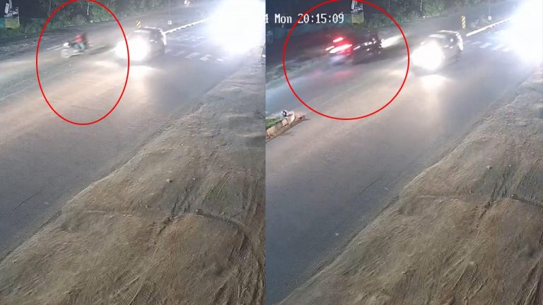 Medchal Accident: బైక్ ను ఢీ కొట్టిన కారు.. తండ్రి మృతి.. కూతురికి గాయాలు..