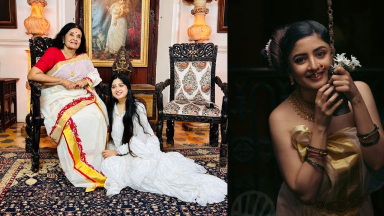 Poonam Kaur: కేరళ రాకుమారి కాళ్ళ వద్ద పూనమ్ కౌర్.. ఫొటో వైరల్