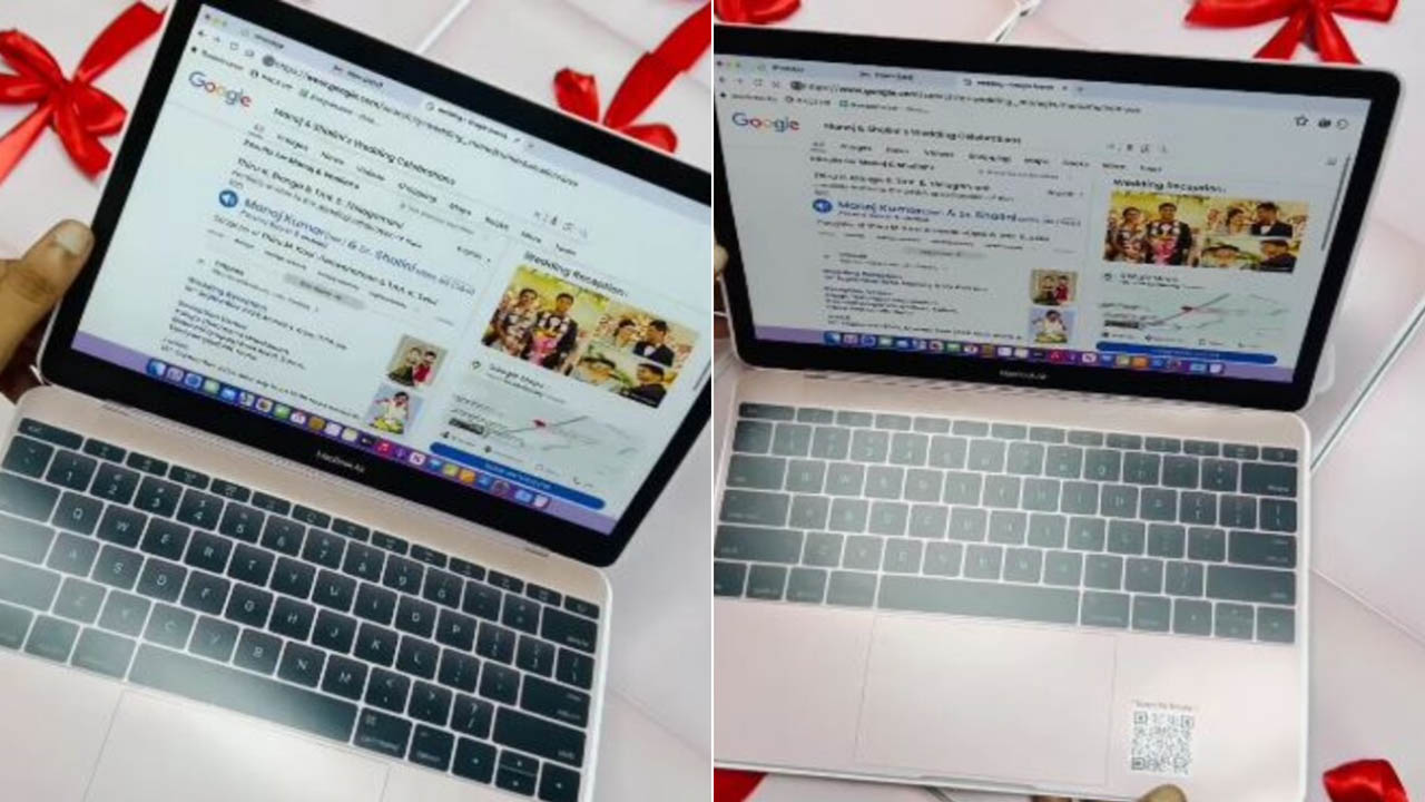 Viral Wedding Card: ఐడియా అదుర్స్ గురూ.. “ఆపిల్ మ్యాక్ బుక్ పెళ్లి పత్రిక”.. వీడియో వైరల్