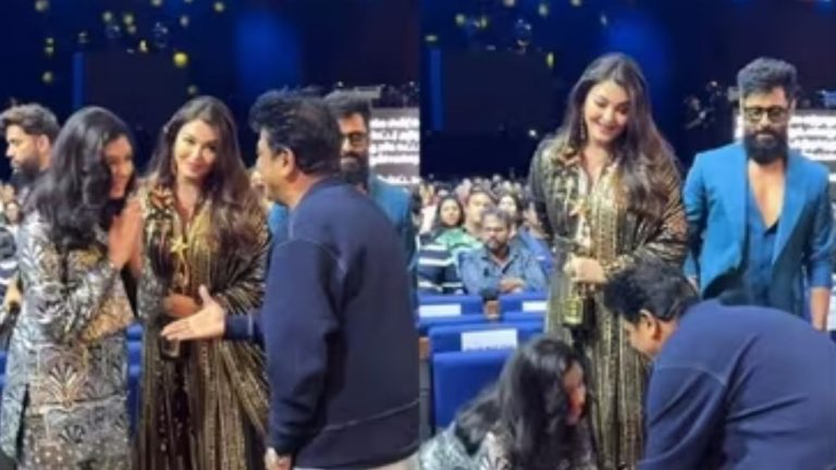 Aishwarya Rai: ‘సూపర్‌ స్టార్‌’ కాళ్లు మొక్కిన ఐశ్వర్య రాయ్ కూతురు.. వీడియో వైరల్!