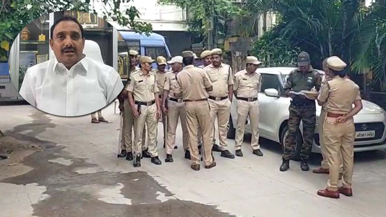 Arekapudi Gandhi: ఇవాళ గాంధీ ఇంటికి వస్తానని కౌశిక్ రెడ్డి సవాల్.. పోలీసులు భారీ బందోబస్తు