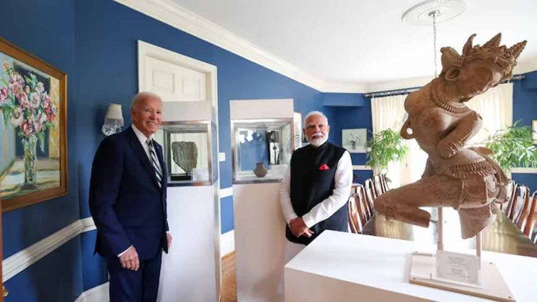 Modi US Tour: 300 పురాతన వస్తువులను ఇండియాకు తిరిగి ఇచ్చిన అమెరికా..