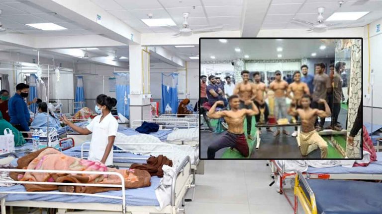 Body Builders Fighting: అసలే బాడీ బిల్డర్స్‌.. గ్రూపులుగా విడిపోయి కొట్టుకున్నారు..!