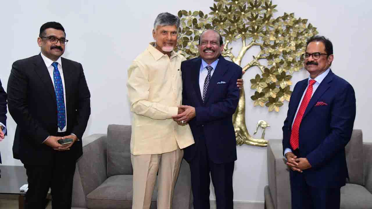 AP CM Chandrababu: సీఎం చంద్రబాబుతో లులు గ్రూప్ యాజమాన్యం భేటీ