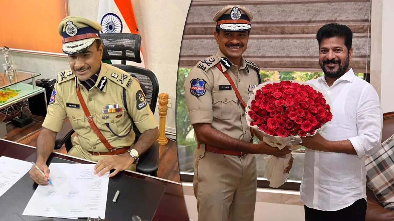 CP Anand: హైదారాబాద్ సీపీ గా భాద్యతలు తీసుకున్న సీవి ఆనంద్..