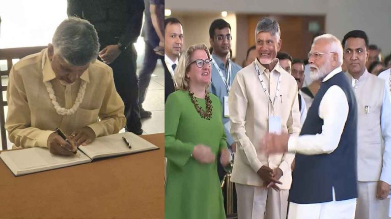 CM Chandrababu: గాంధీ నగర్‌లో దండికుటీర్‌ను సందర్శించిన సీఎం చంద్రబాబు