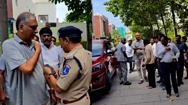 Harish Rao: భుజం నొప్పిగా ఉంది దవాఖానకు వెళ్లాలి.. హరీష్ రావుతో పాటు ఆసుపత్రికి పోలీసులు