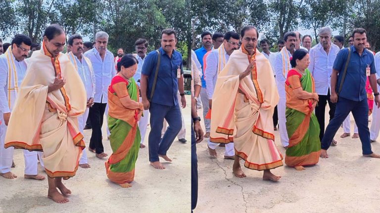 KCR Navagraha Yagam: ఎర్రవల్లిలో కేసీఆర్‌ దంపతులు నవగ్రహ యాగం..