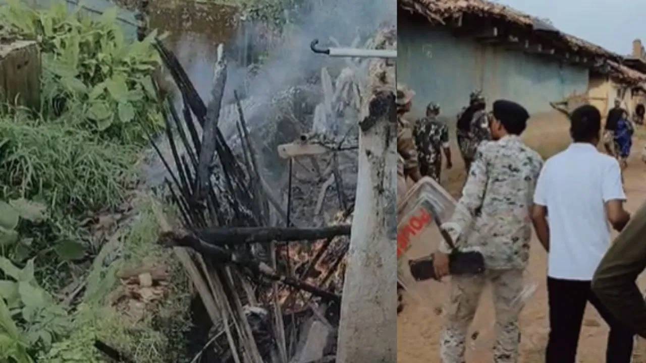 Chhattisgarh : చెట్టుకు వేలాడుతున్న శవం.. ఇంటికి నిప్పు పెట్టిన జనం