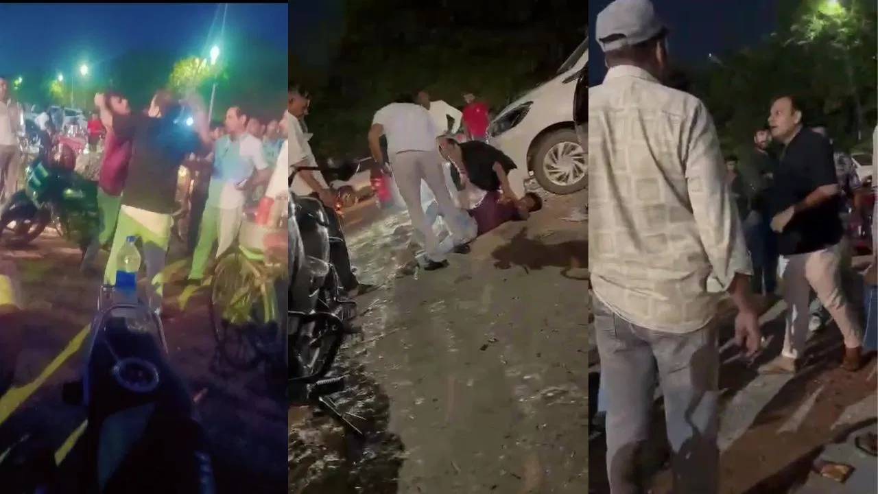 Drunk Leaders : తాగుబోతు నేతల గూండాయిజం!  యువకుడిని కొట్టి మొబైల్, పర్సు లాక్కెళ్లారు