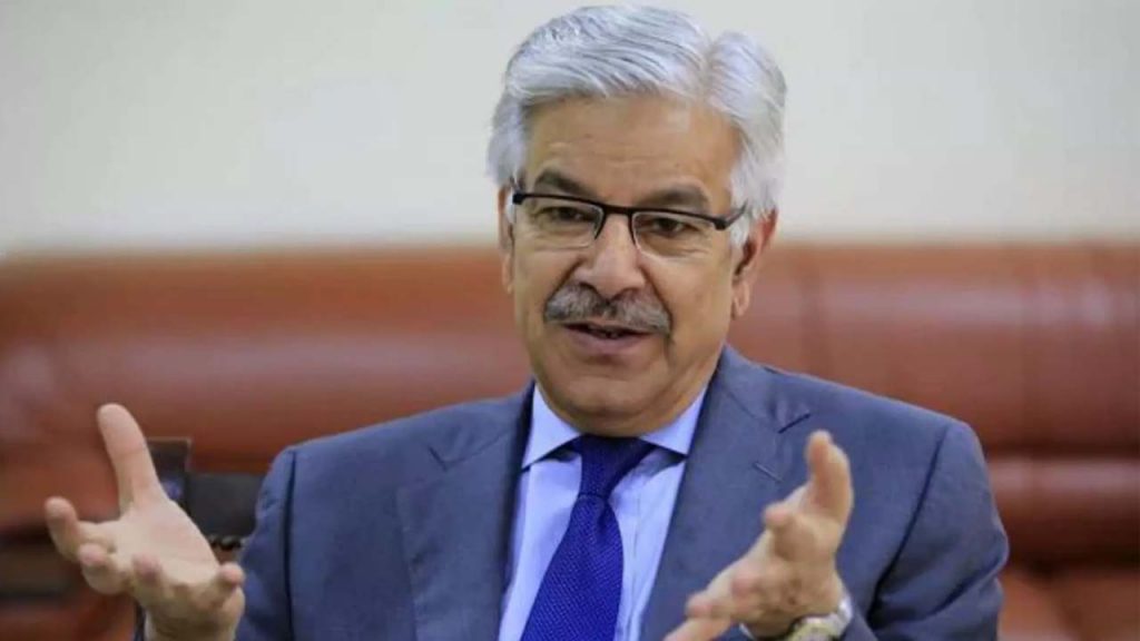 Pak Defense Minister Khawaja Asif