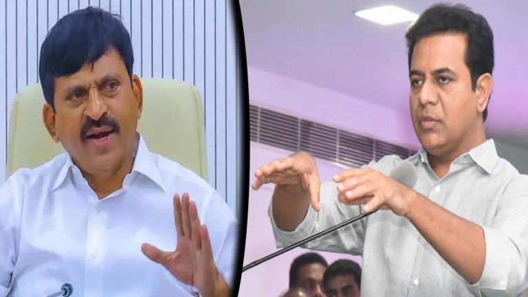 KTR: తప్పులు జరగలేదంటే రాజకీయ సన్యాసం చేస్తా.. పొంగులేటి కి కేటీఆర్‌ సవాల్‌..